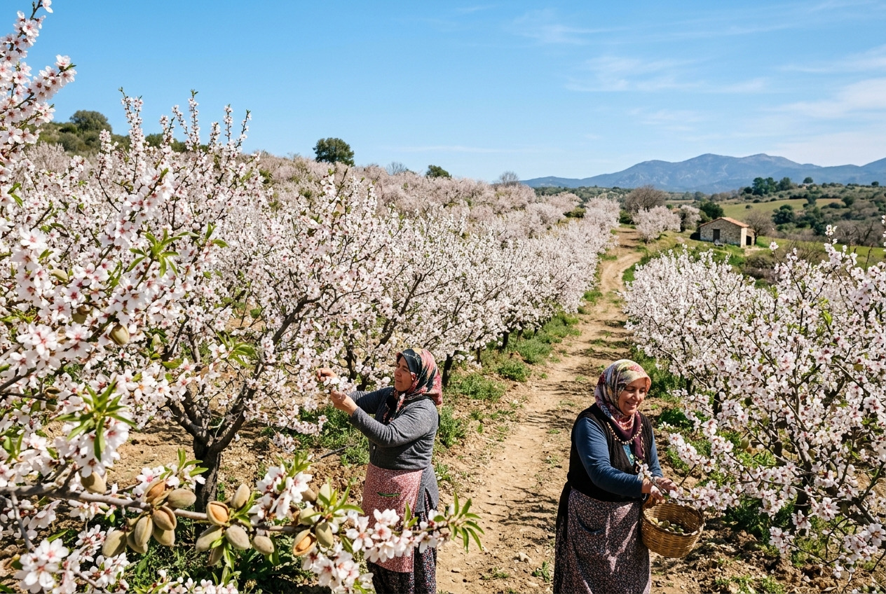 Badem 62 Arama ve 72,07 TL/kg Fiyatıyla Haftanın En Çok Aranan Tarım Ürünleri