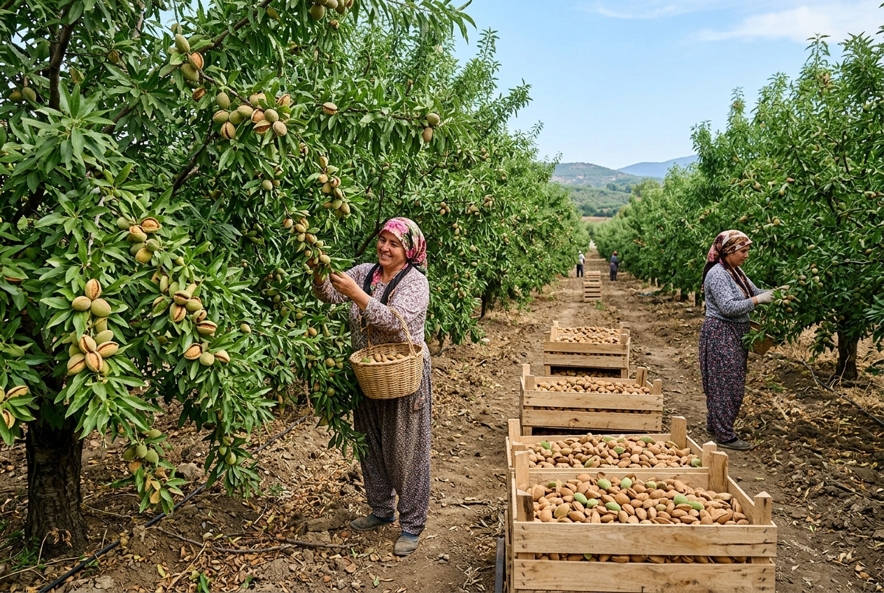 Badem 72,07 TL ile Haftanın En Çok Aranan Tarım Ürünü Oldu