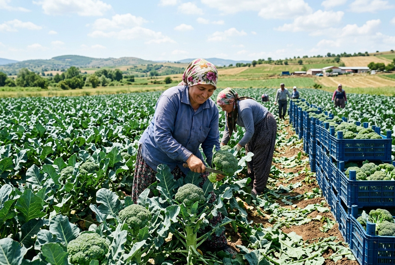 Brokoli 143,91 TL/kg ile öne çıkıyor, diğer temel ürünlerde fiyat hareketi