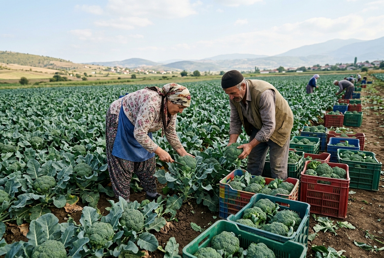 Brokoli Fiyatı 155,08 TL/kg: Eylül'de Hasat Dönemi Başlıyor