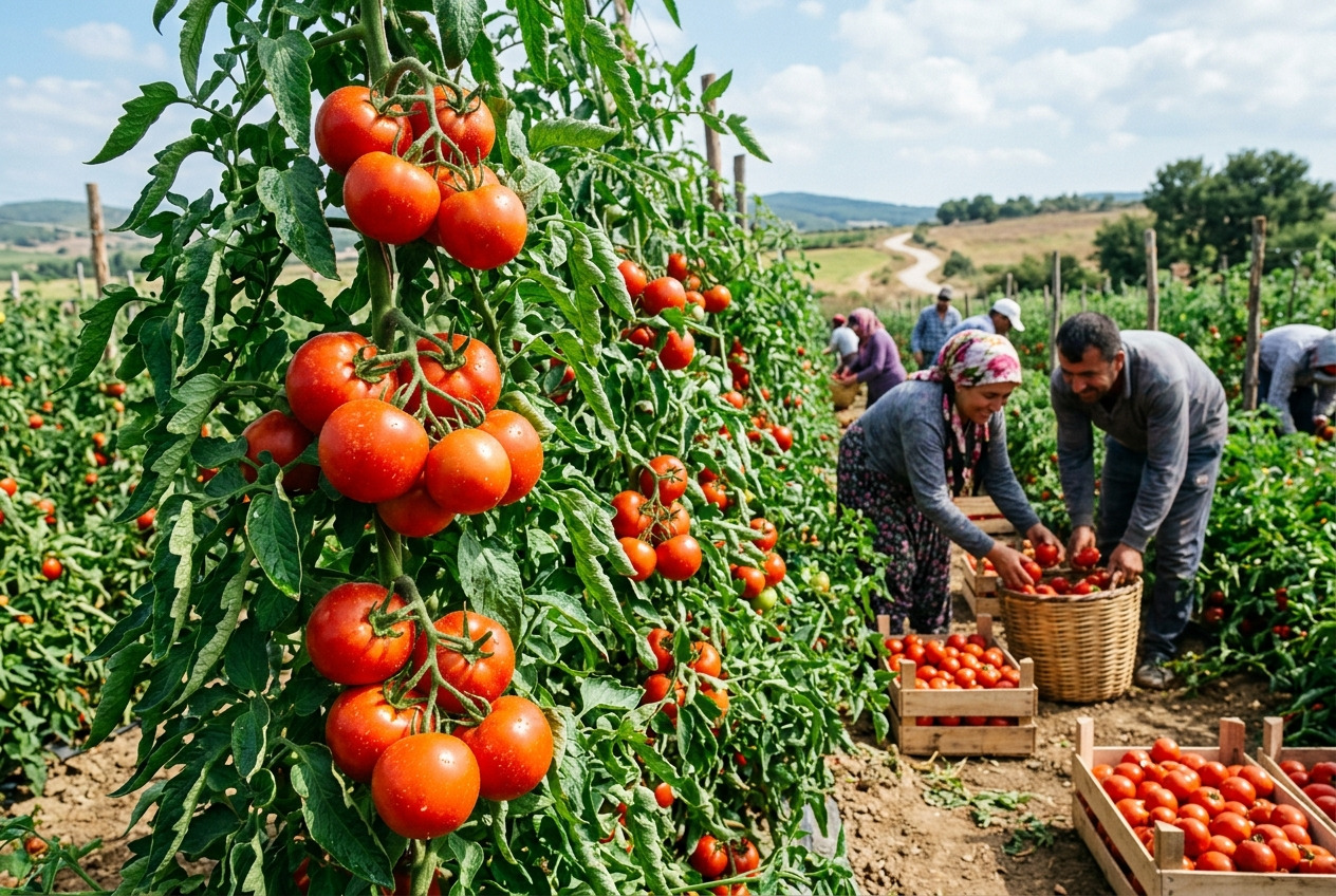 Çanakkale Domates Fiyatı 61,25 TL/kg, Kahramanmaraş 17 TL/kg - İller Arası En Büyük Fark