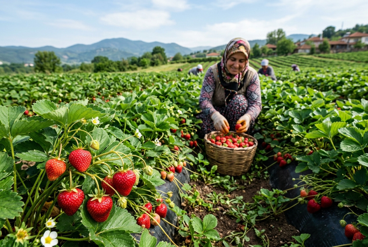 Çilek 113,97 TL/kg, Domates 63,86 TL/kg: Haftanın En Çok Aranan Ürünleri