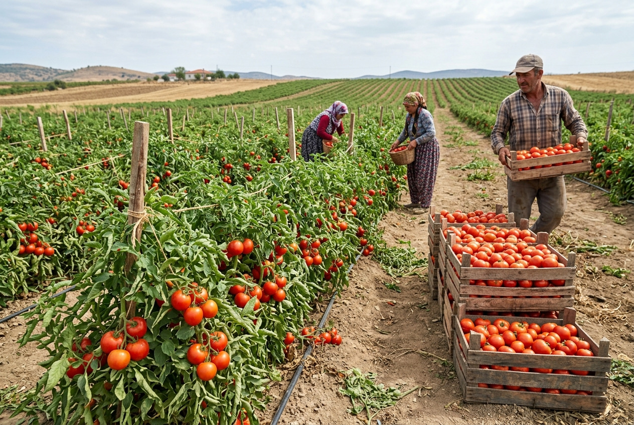 Domates 54,37 TL/kg ile bu hafta en çok aranan ürün, fiyat-talep dengesi