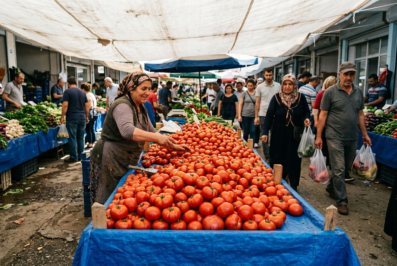 Domates 61 arama, fiyat 57,79 TL/kg ile haftanın en çok arananı