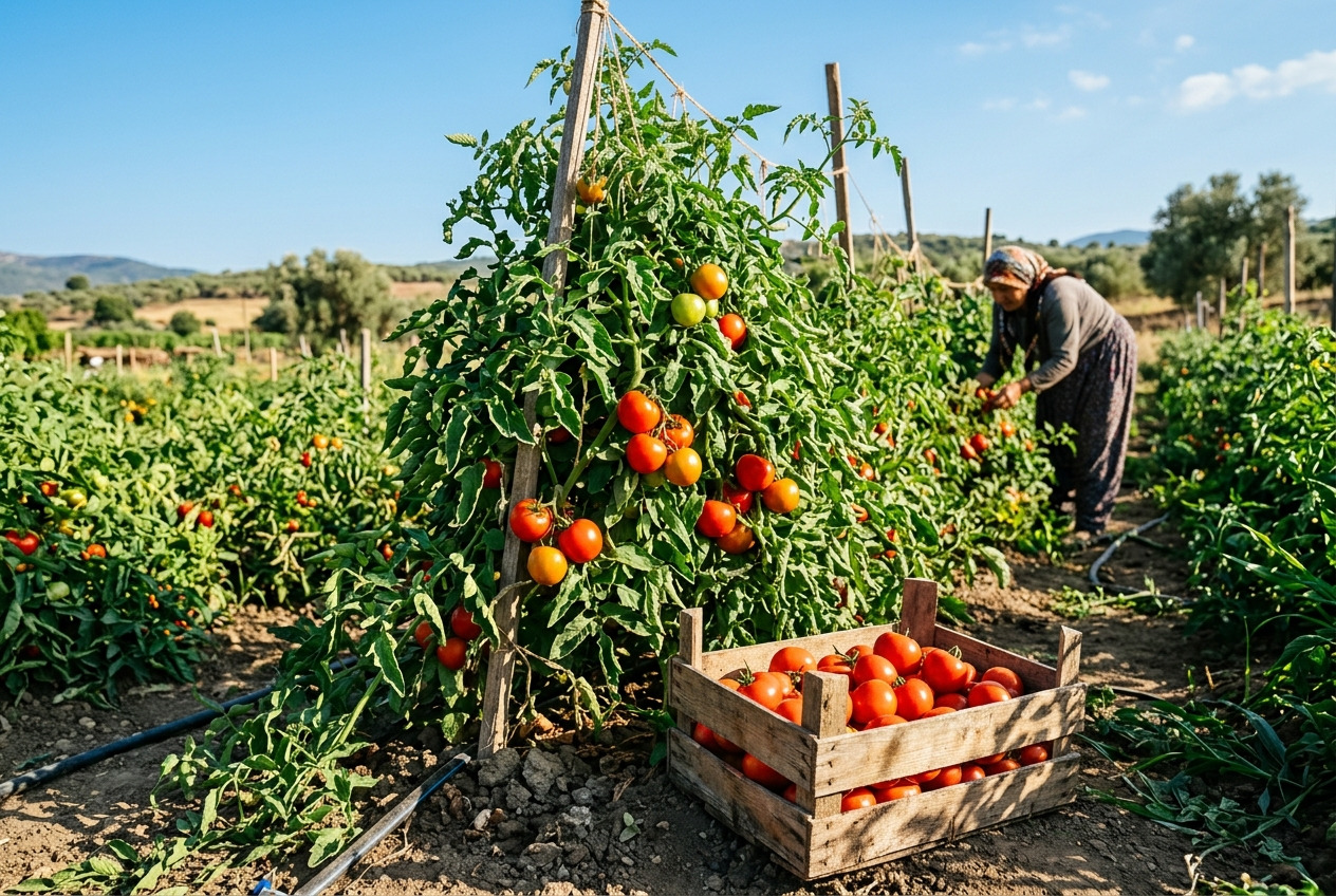 Domates Fiyatı 14,54 TL/kg'dan 62,5 TL/kg'a Yükseldi: İllere Göre Farklar