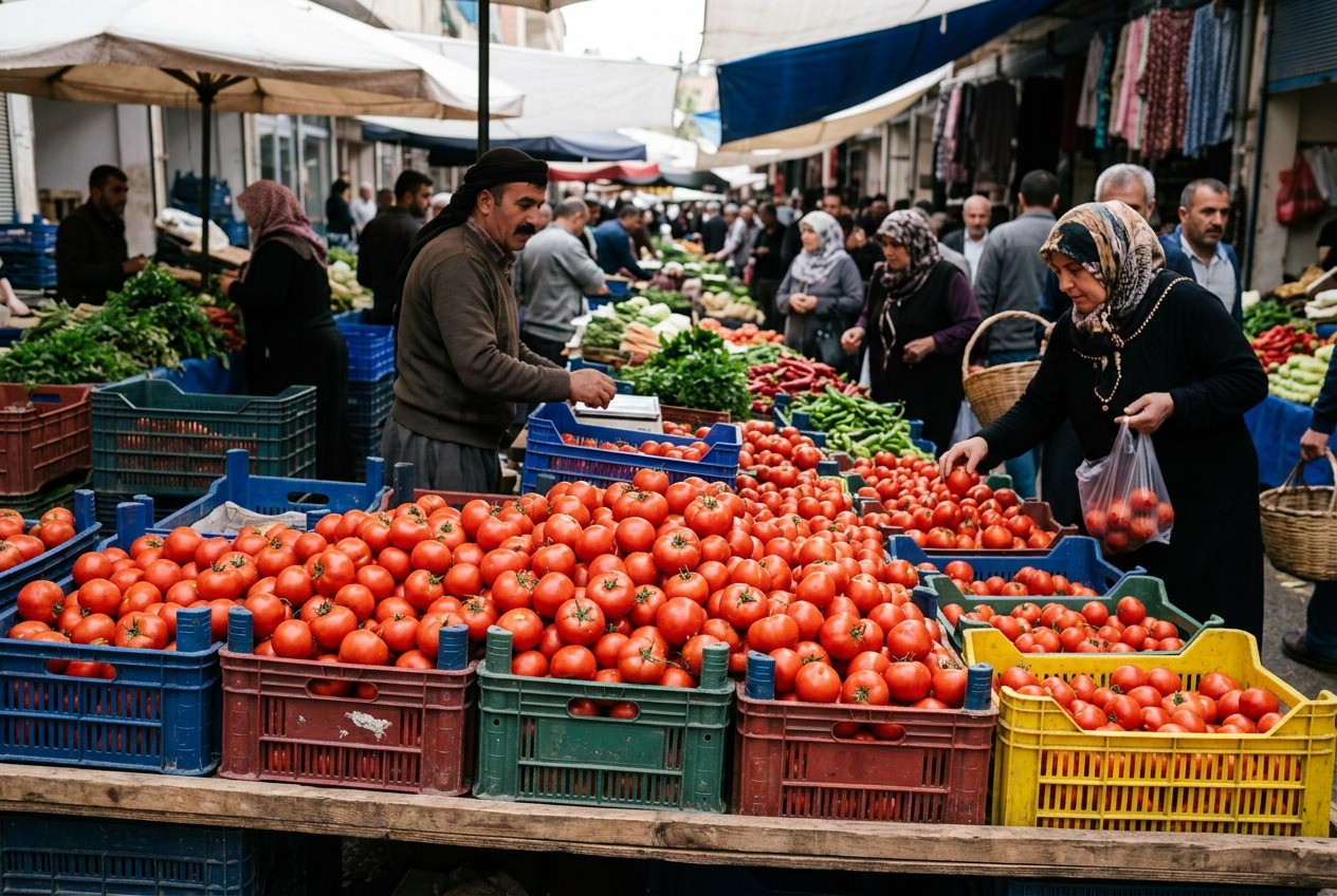 Domates Fiyatı Son 3 Günde 13,47 TL/kg'ye Geriledi, Şanlıurfa En Ucuz İl