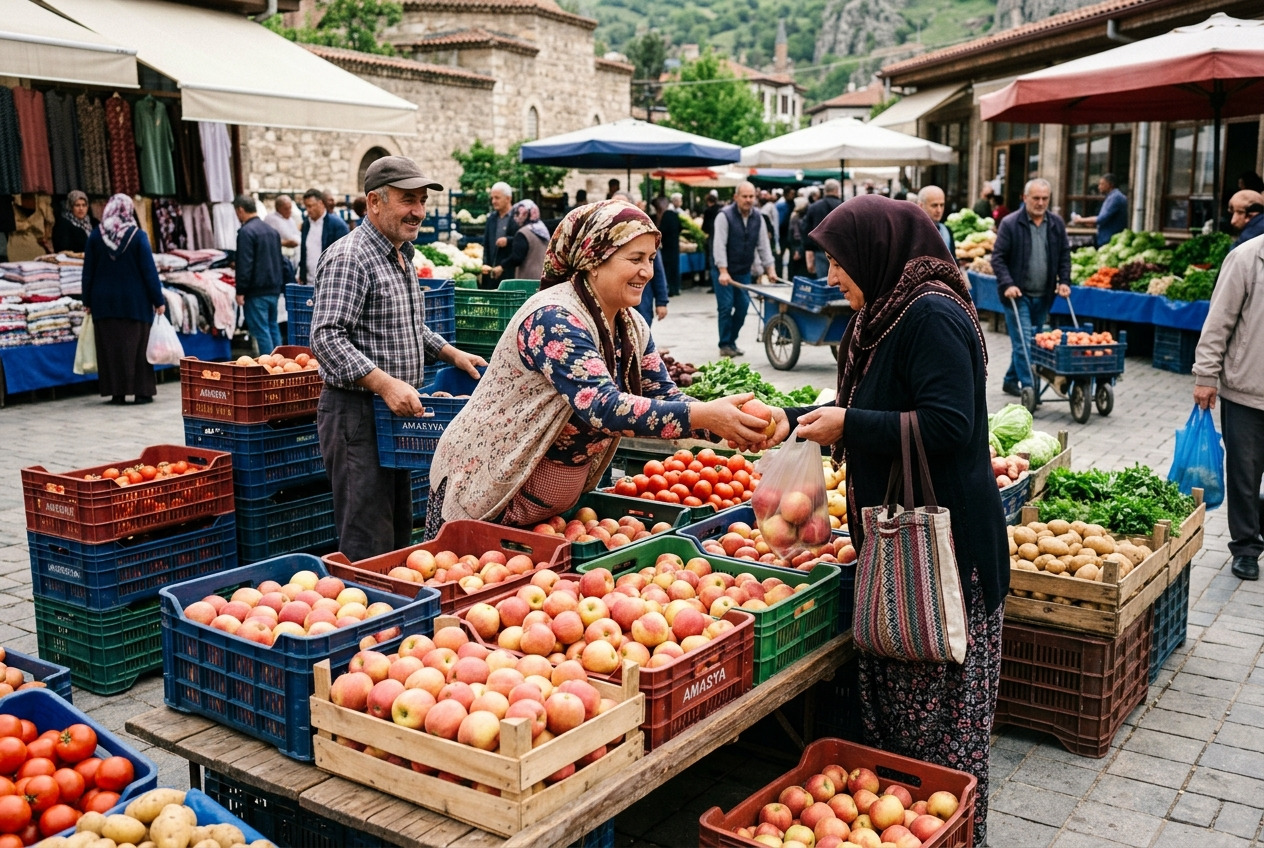 Elma Amasya Fiyatı Son 3 Günde %43,5 Yükseldi: Domates ve Patates de Hareketli