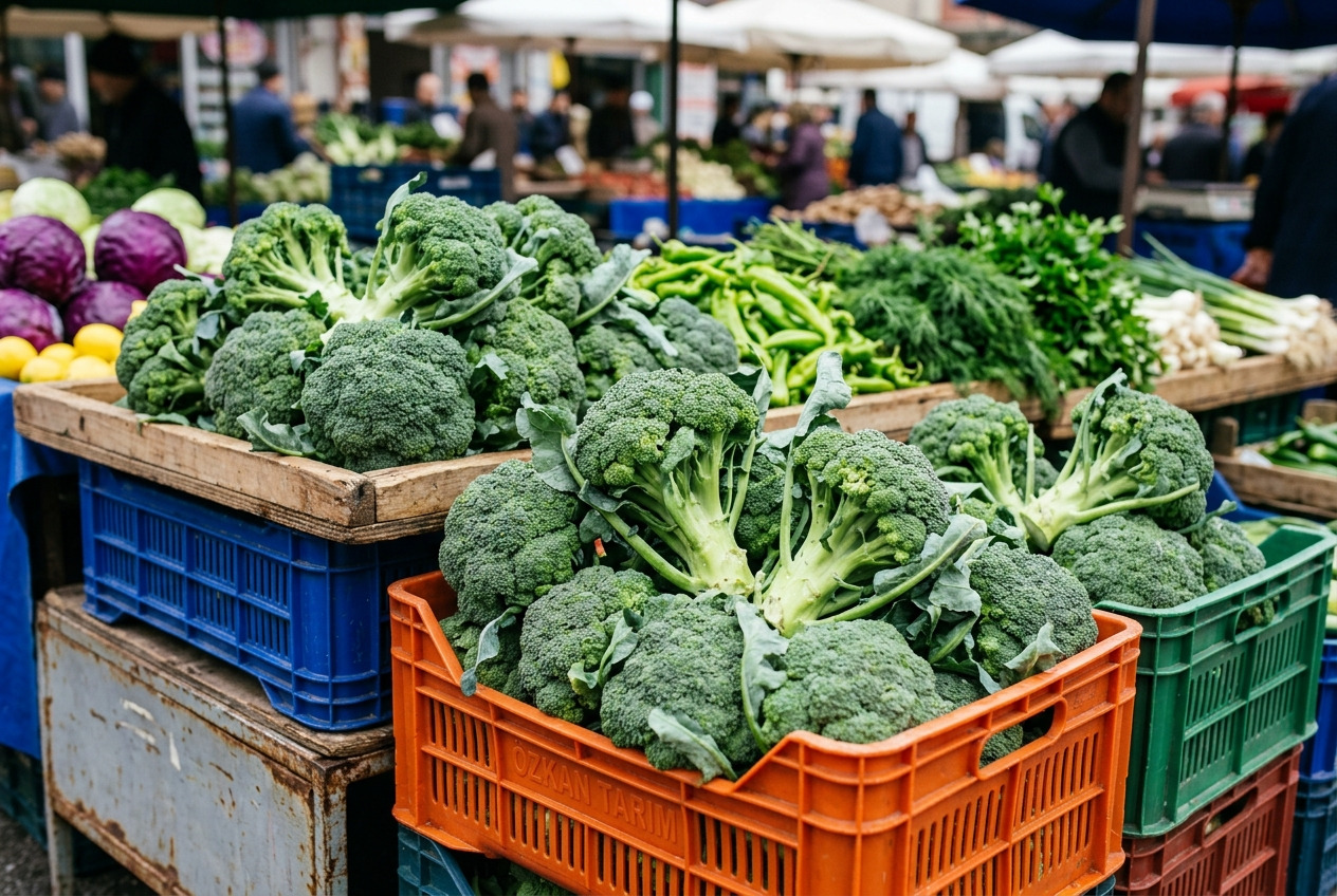 Eylül Ayında Brokoli Hasadı ve Fiyatları: 156,02 TL/kg ile Piyasa Durumu