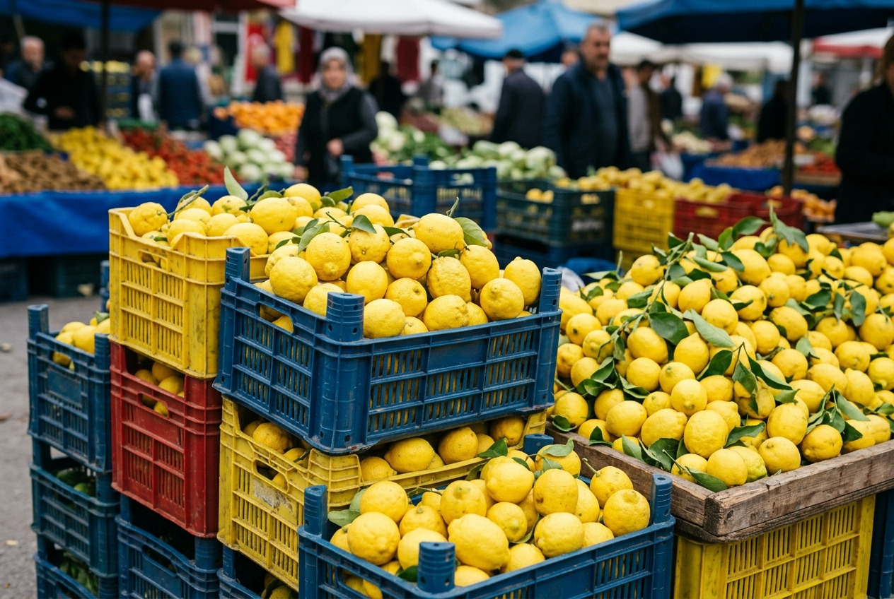 Eylül Ayında Limon Hasadı Başlıyor: Fiyatlar 114,57 TL/kg