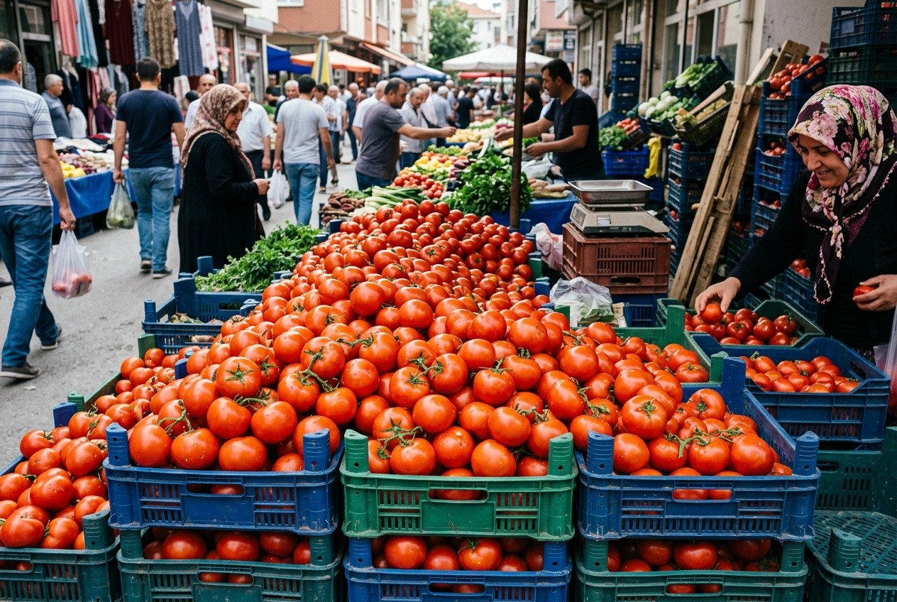 Haftanın En Çok Aranan Tarım Ürünleri: Domates 58,7 TL/kg ile Lider