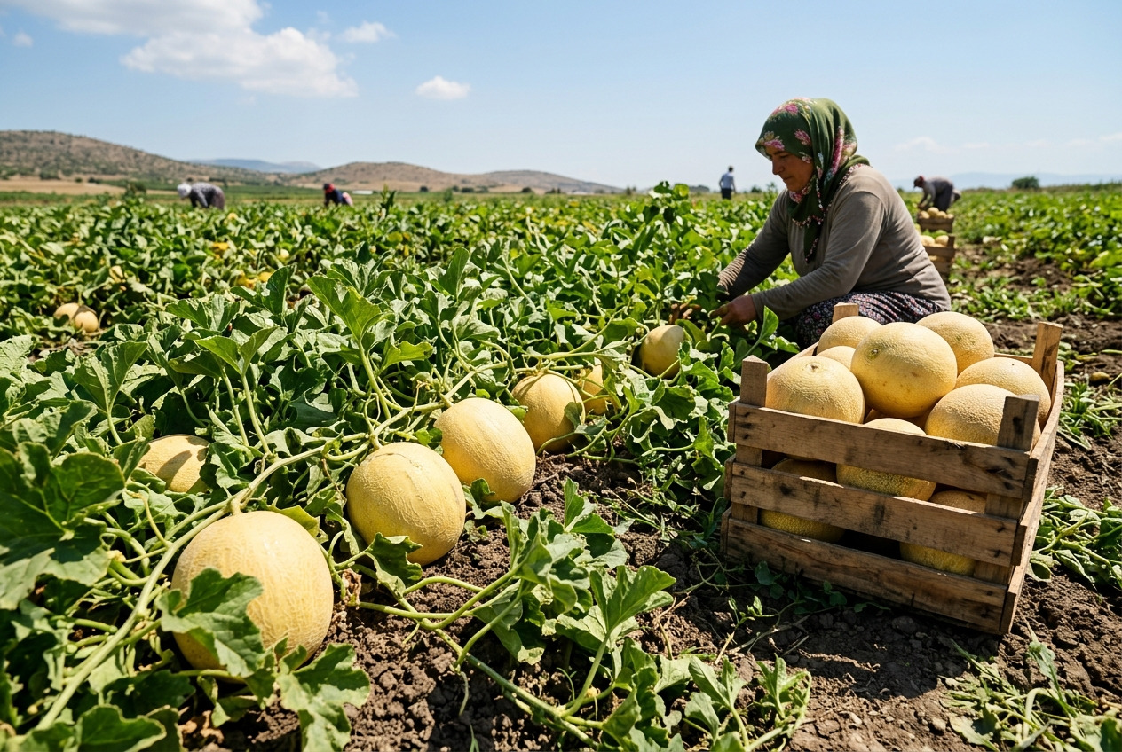 Kavun Galya fiyatı %40,7 yükseldi, Domates ve Patates fiyatları sabit
