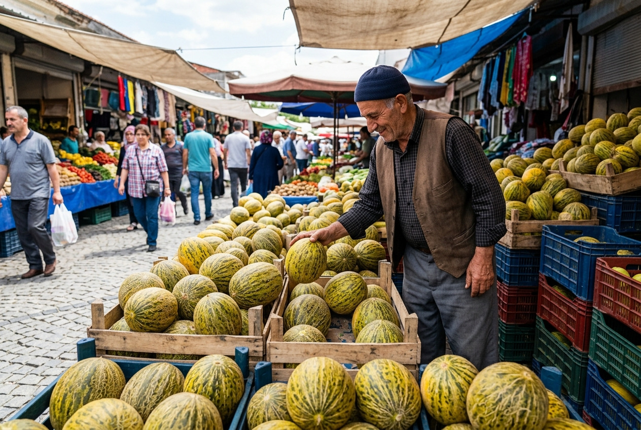 Kavun Galya Fiyatında Yüzde 43 Düşüş: 21,37 TL/kg'dan 12,19 TL/kg'a Geriledi