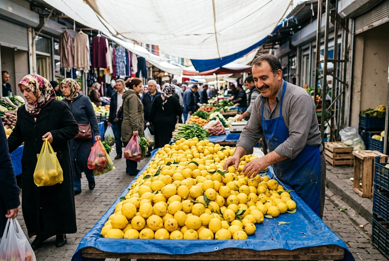 Limon Fiyatı 93,83 TL/kg ile Haftanın En Çok Aranan Ürünü
