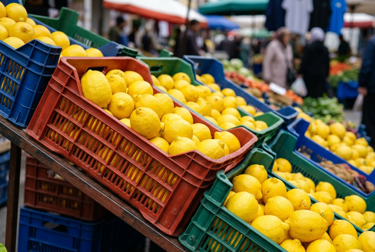 Limon Hasadı Başlıyor: Hal Fiyatı 115,4 TL/kg ile Dikkat Çekiyor