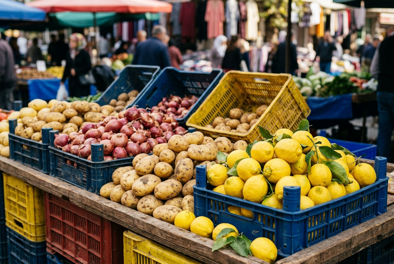 Patates, Soğan ve Limon Fiyatları: İller Arası Fiyat Farkı Şaşırtıyor