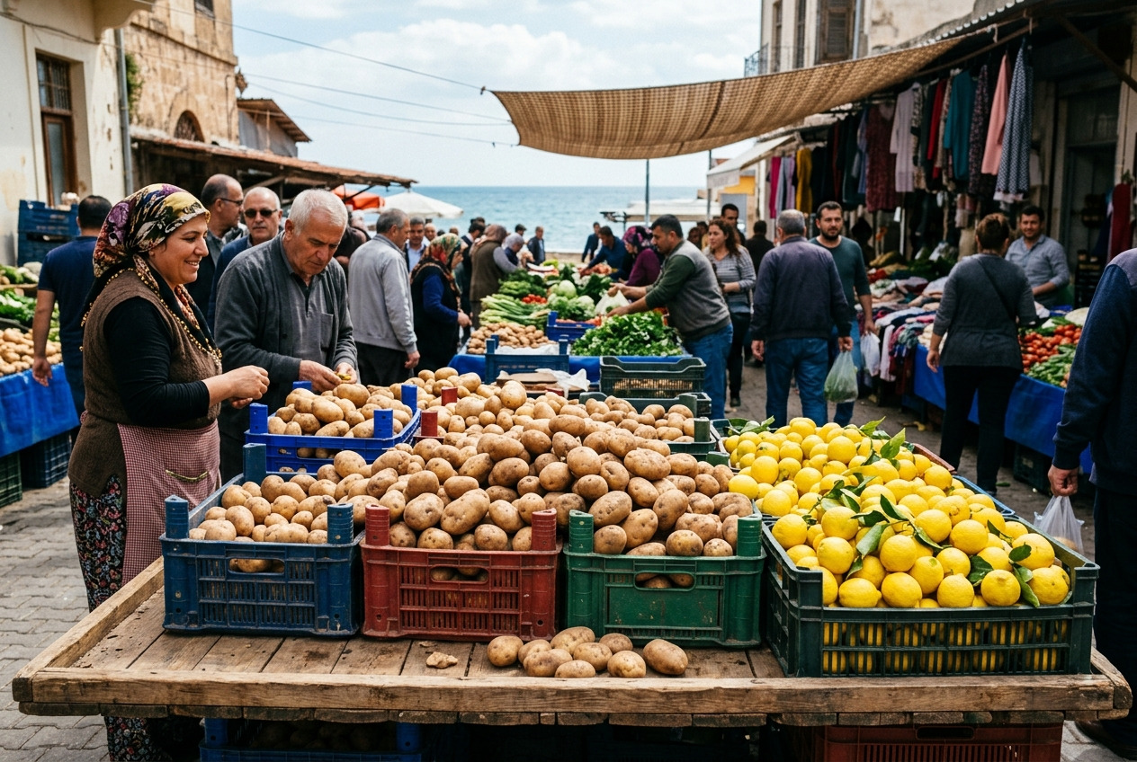 Patates ve Limon Fiyatlarında İller Arası Büyük Fark: Mersin ve Elazığ Öne Çıkıyor