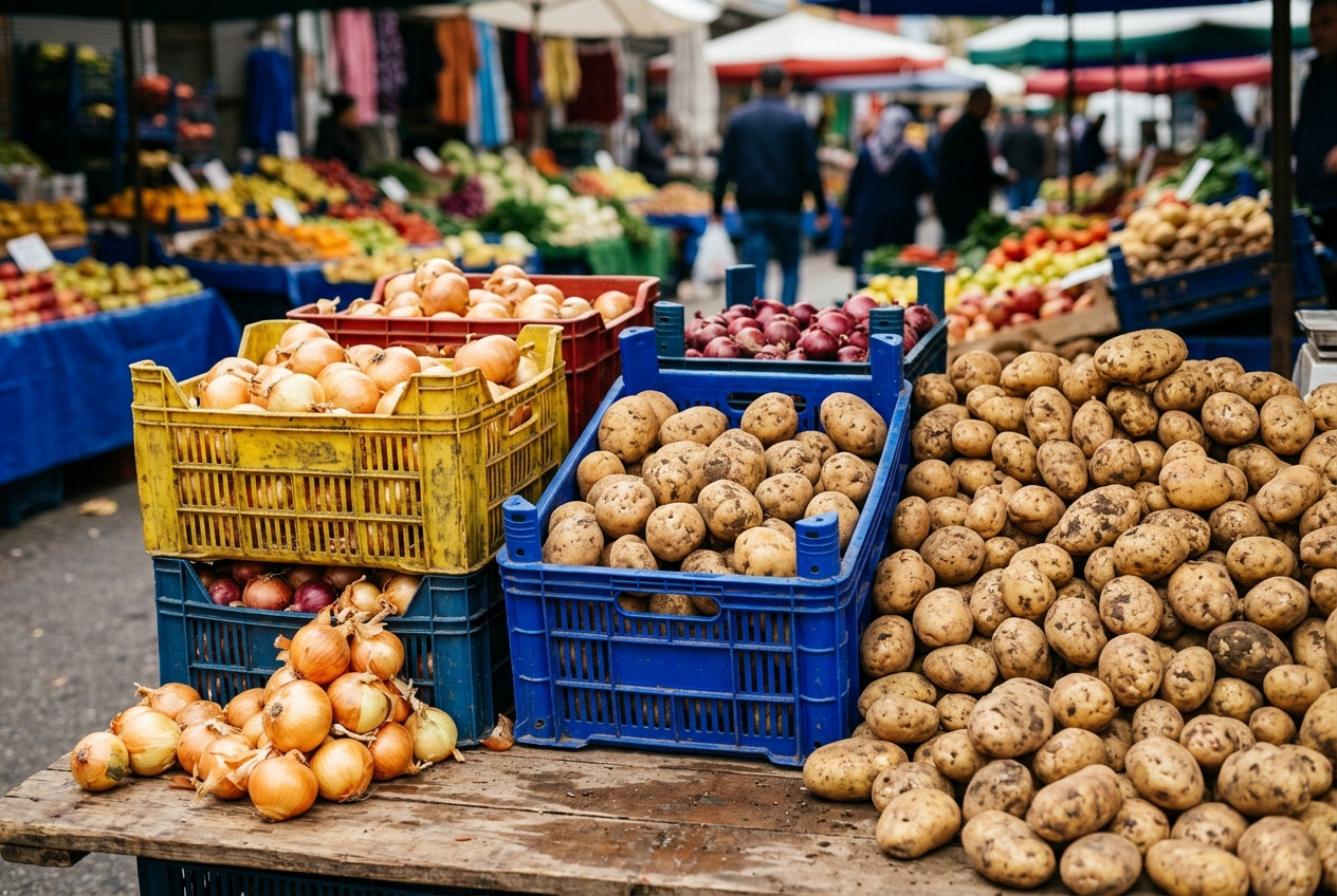 Patates ve Soğan Fiyatları: İller Arası 50 TL'ye Varan Farklar