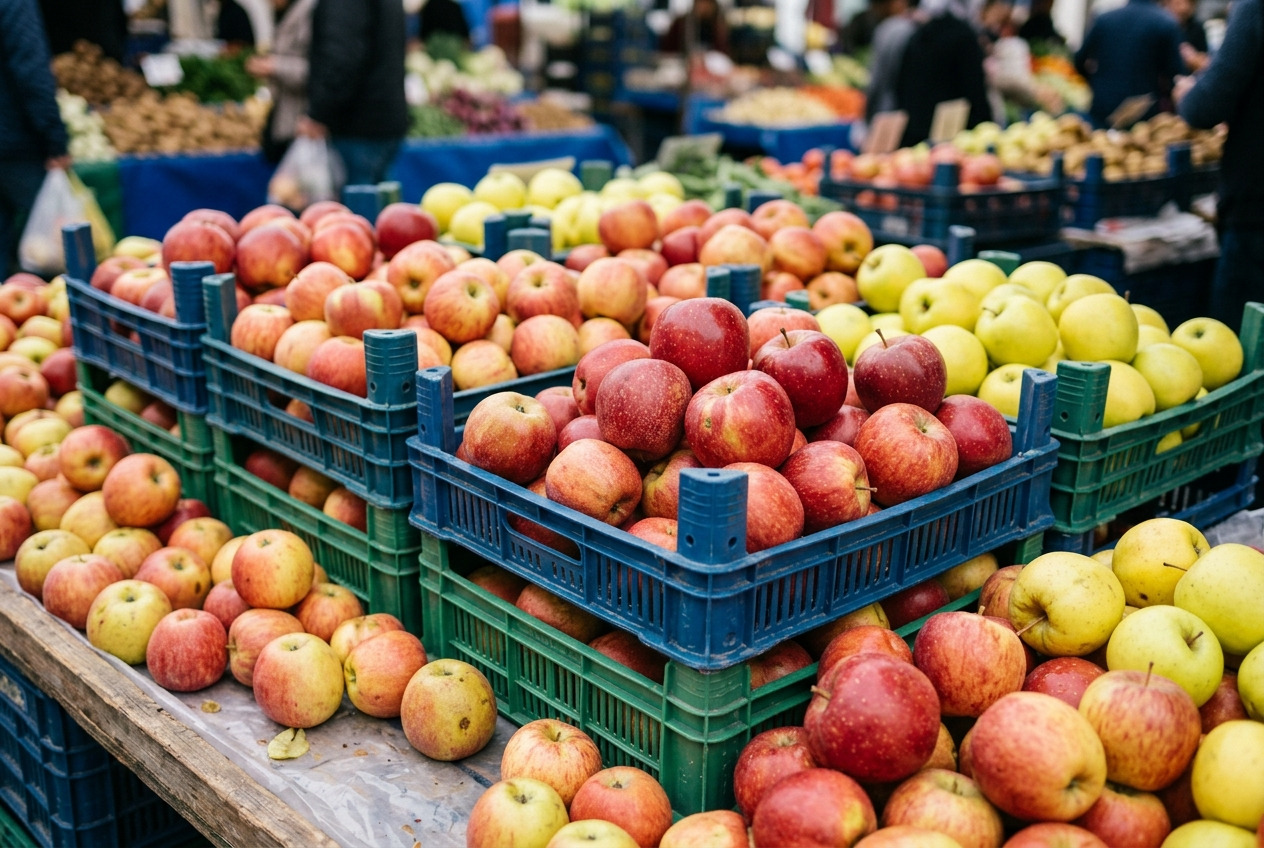 Starking Elma Fiyatları Yüzde 44,6 Arttı: Son 3 Günün Ortalaması 108,08 TL/kg