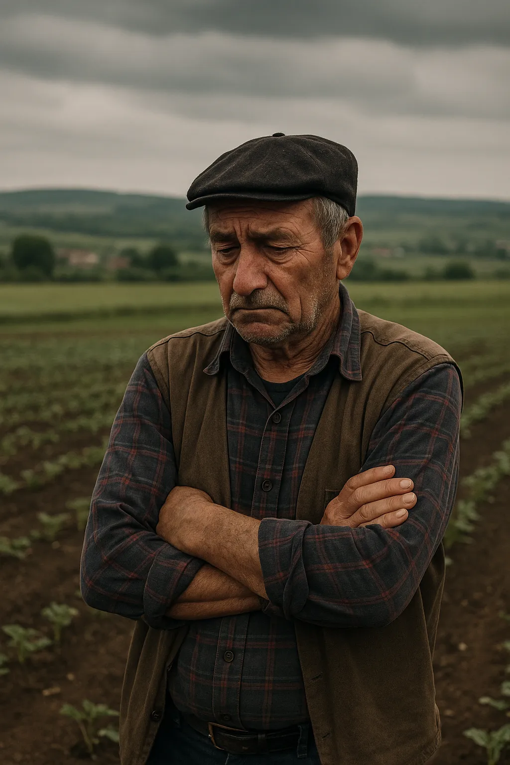 Zarar Eden Çiftçi Köyden Umudu Kesmeye Başladı: Harman App Alarm Veriyor