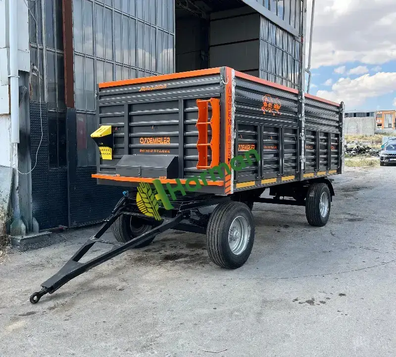 12 Ton Çift Dingilli Damperli Tarım Römorku