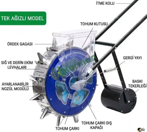 15 CM Aralıklı Otomatik Tohum Ekim Makinesi