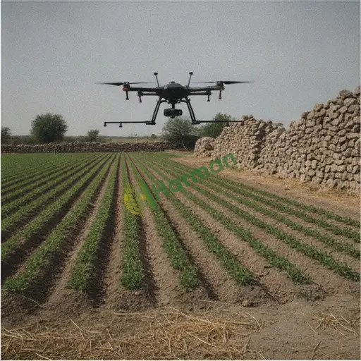 Malatya'da drone ilaçlama hizmeti verilir