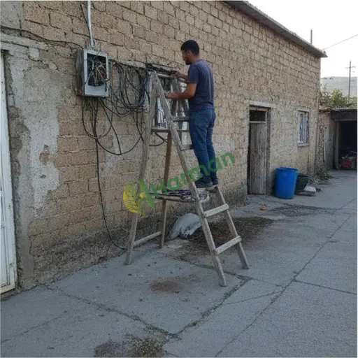 Kırşehir'de elektrik sistemi tamiri yapılır