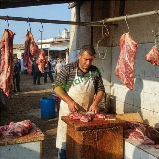 Iğdır Tuzluca'da hayvan kesim hizmeti verilir