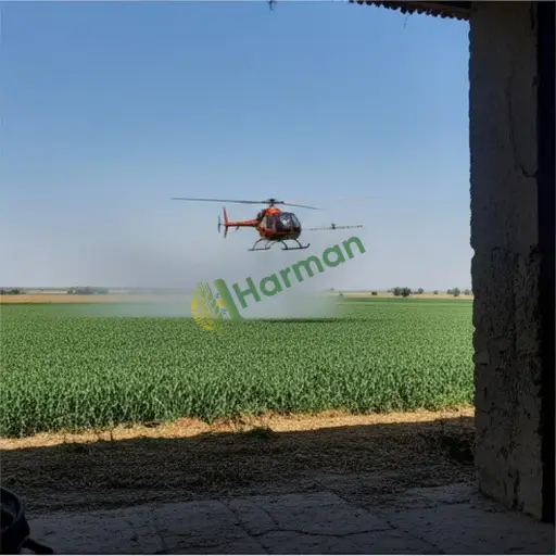 Kocaeli Gölcük'te helikopterle ilaçlama yapılır