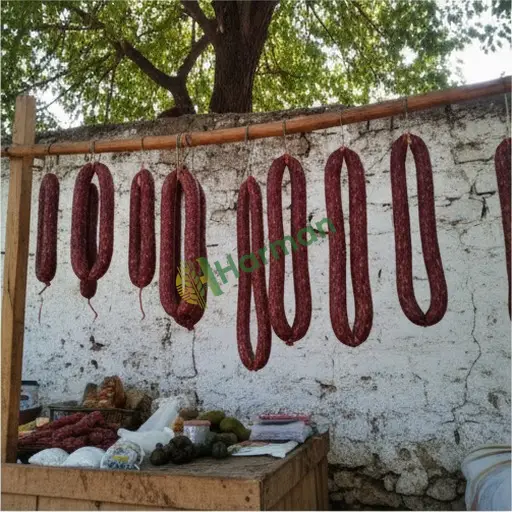 Sivas Suşehri'nde sosis satılık