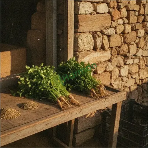 Van Bahçesaray'da kişniş satılık