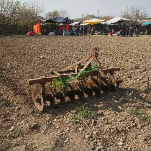 Uşak Karahallı'da ağır diskli tırmık alıyorum