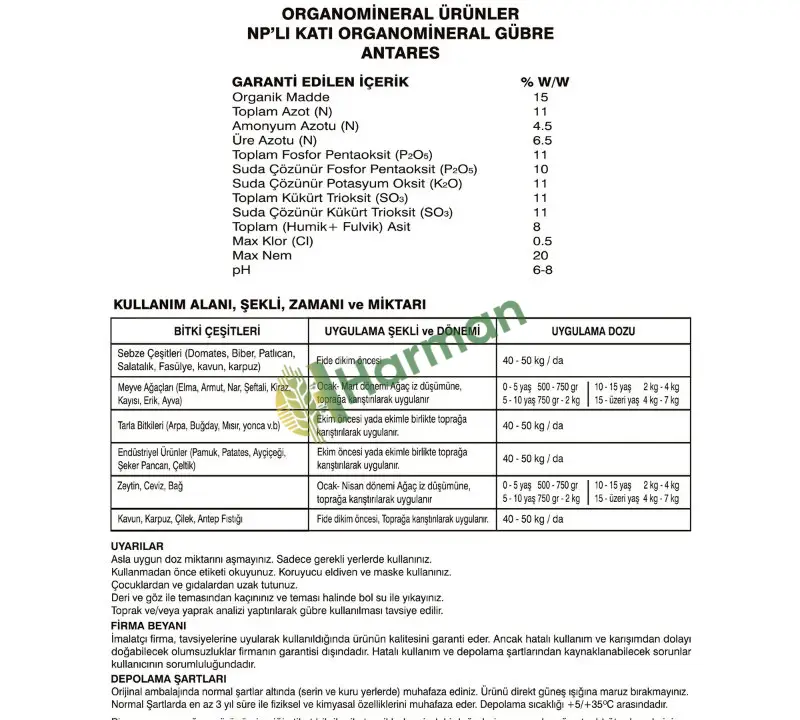 Agrosin Antares 11-11-11 + 11 SO3 - 50 kg