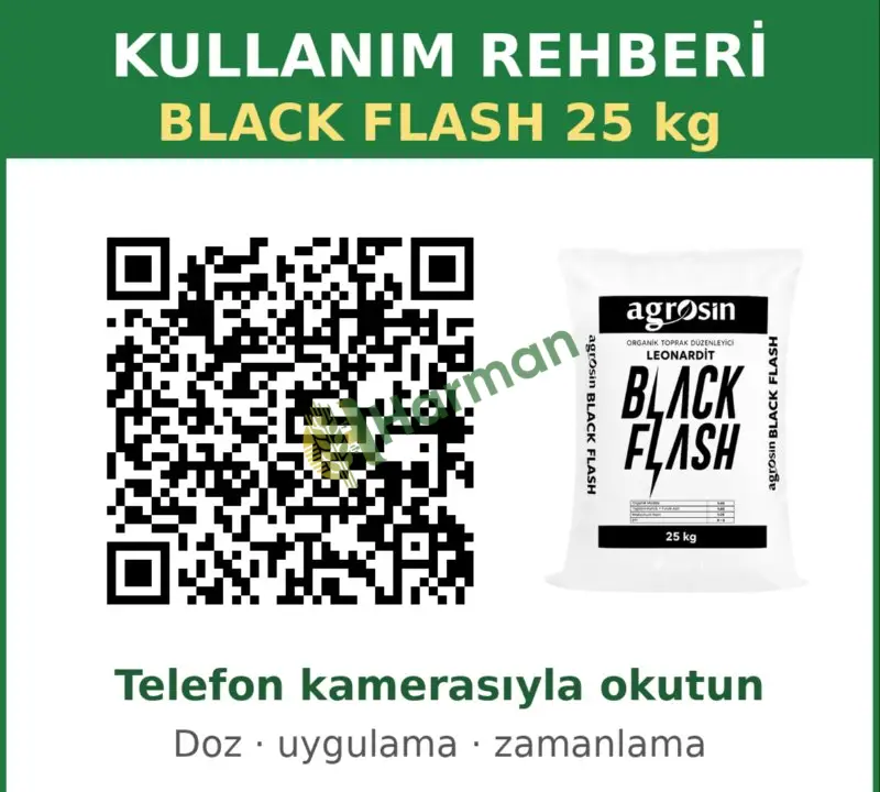 Agrosin Black Flash Granül Leonardit - 25 kg