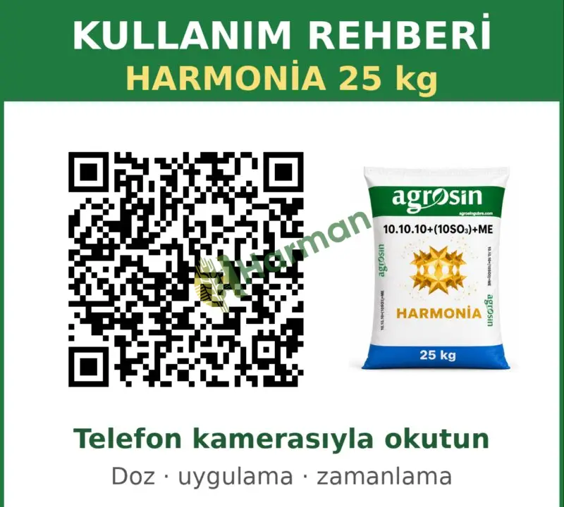 Agrosin Harmonia 10-10-10 + 10 SO3 + ME - 25 kg