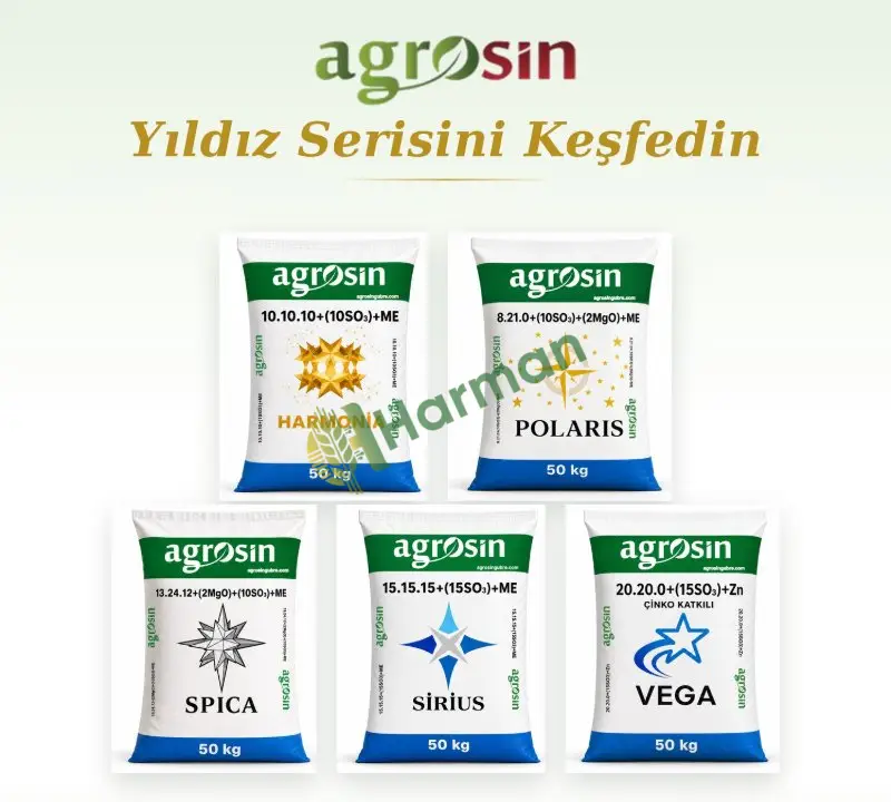 Agrosin Harmonia 10-10-10 + 10 SO3 + ME - 25 kg
