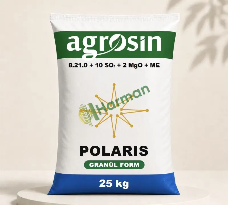 Agrosin Polaris 8-21-0 + 10 SO3 + 2 MgO + ME - 25 kg