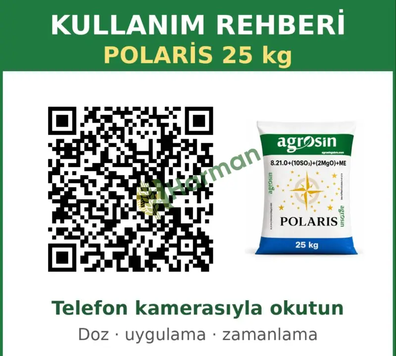 Agrosin Polaris 8-21-0 + 10 SO3 + 2 MgO + ME - 25 kg