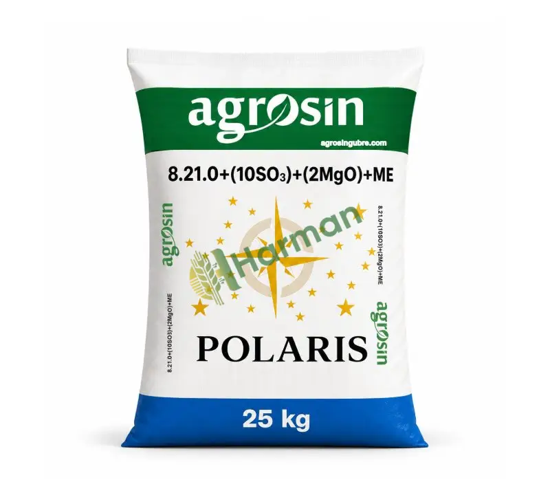 Agrosin Polaris 8-21-0 + 10 SO3 + 2 MgO + ME - 25 kg