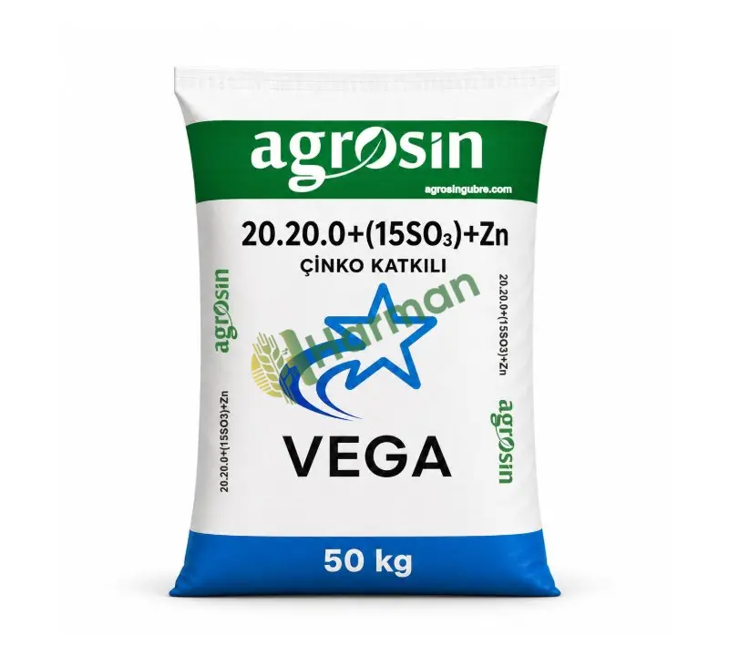 Agrosin Vega 20-20-0 + 15 SO3 + ME - 50 kg