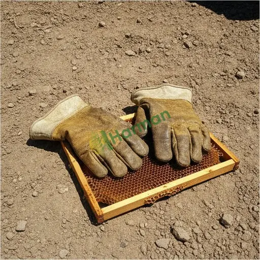 Ardahan Hanak'ta arı eldiveni satılır