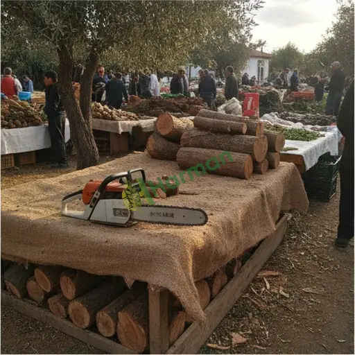 Aydın Buharkent'de Ağaç Kesme Makinesi Alınır