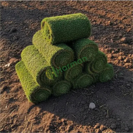 Balıkesir'de rulo hazır çim satılır