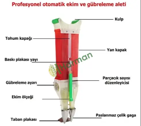 Çift Hazneli Tohum Ekme Makinesi