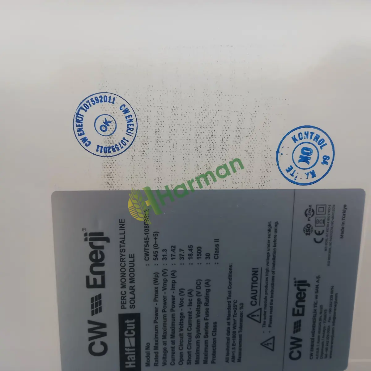 Cw marka 545 watt sulama için uygun