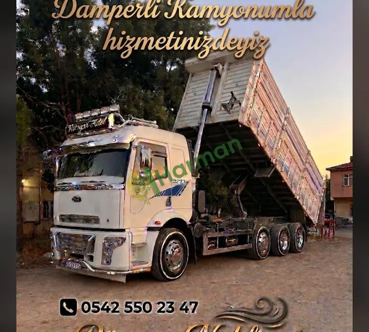 Damperli tir ve kamyon nakliyesi