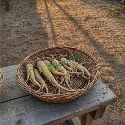 Edirne Keşan'da ginseng alanı