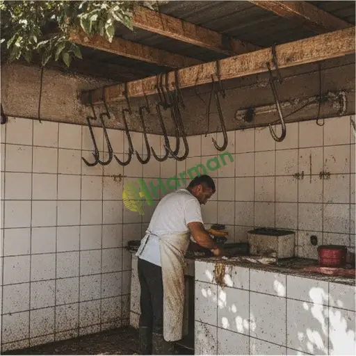 Gaziantep İslahiye'de hayvan kesim hizmeti verilir