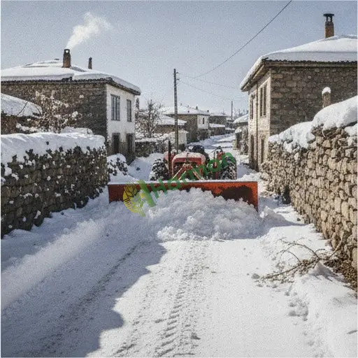 Giresun Eynesil'de kar küreme makinesi satılır