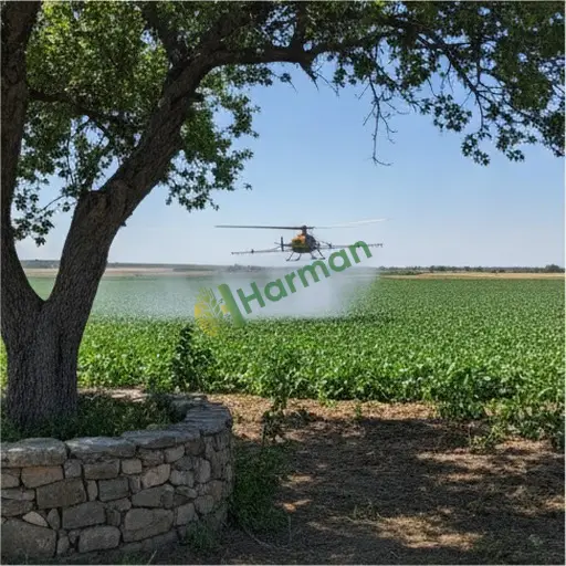 Kırıkkale Çelebi'de helikopterle ilaçlama yapılır